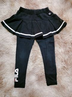 FILA KIDS Vertical FILA Logo Skirted Leggings