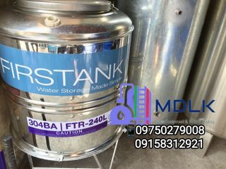 FIRSTANK 240L Water Storage Tank Stainless Steel