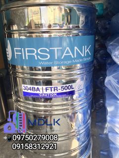 Firstank 500L Water Storage Tank Stainless Steel