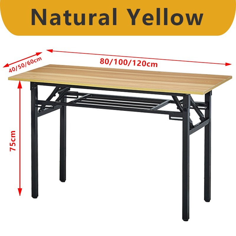Foldable Table Computer Table Study Folding Table Desk, Furniture