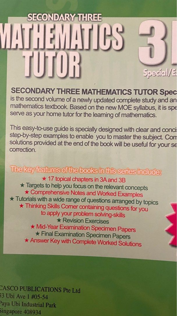 Form 3 Maths Exercise
