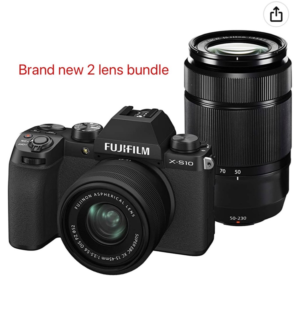 Fujifilm fuji XS10 XS10 XS10 camera + 2 lens kit bundle, Photography