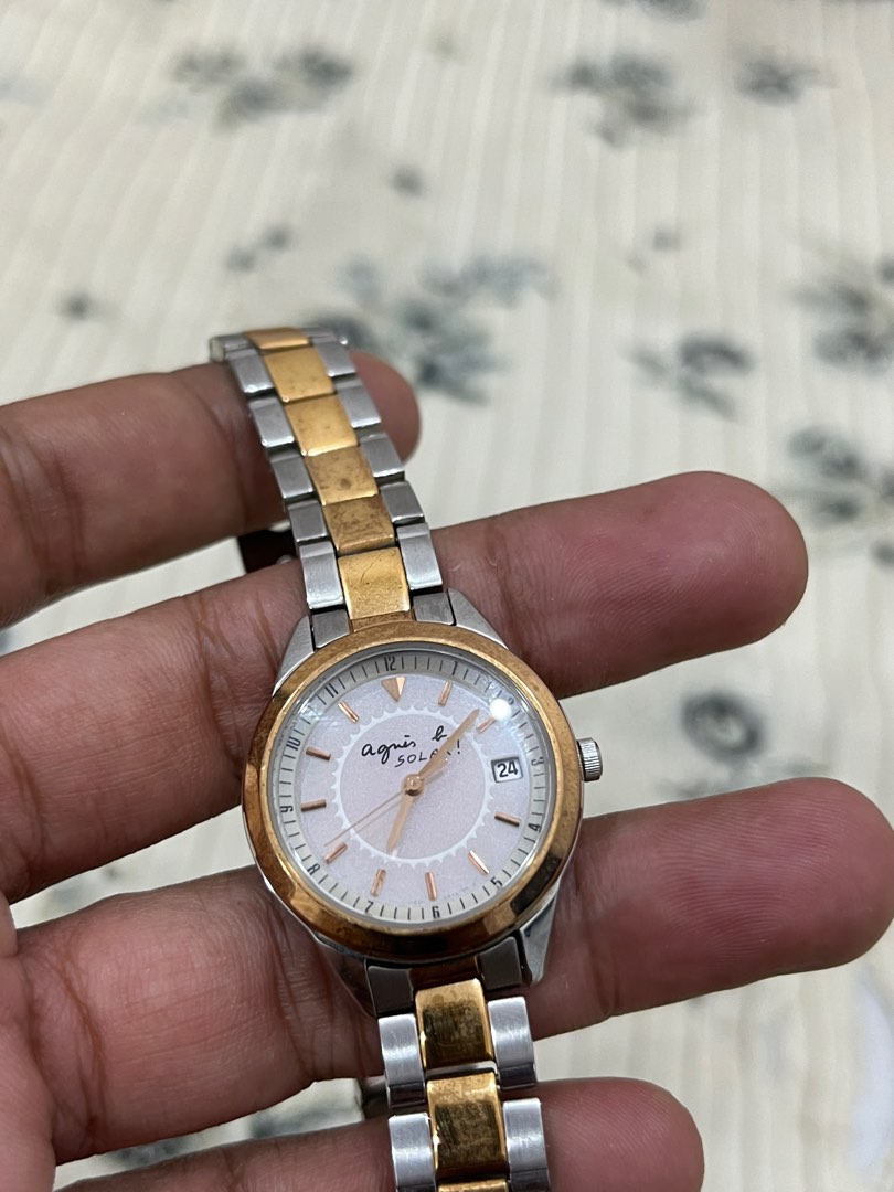 Gggg. AGNES B SOLAR WATCH Women s Fashion Watches