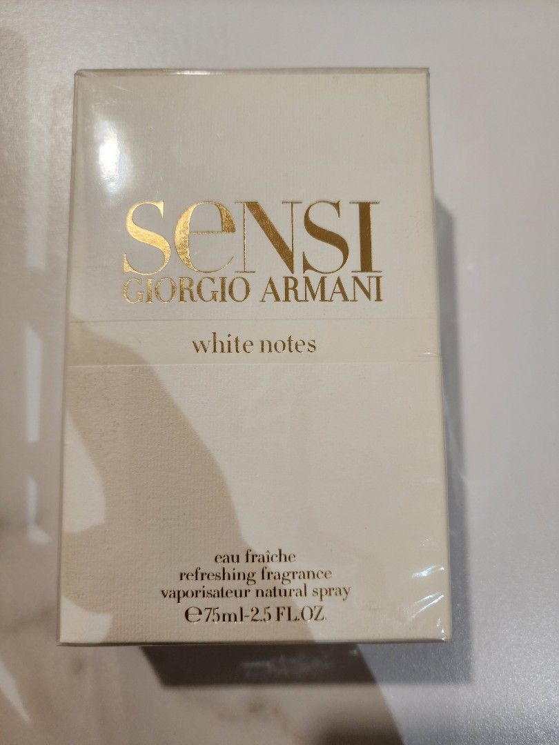 Armani on sale white notes