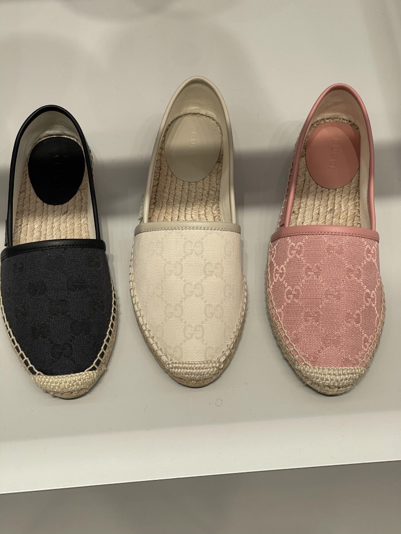 GUCCI ESPADRILLES, Women's Fashion, Footwear, Slippers and slides on ...