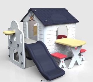 HAENIM FUN PARK PLAYHOUSE MAINAN ANAK SLIDE