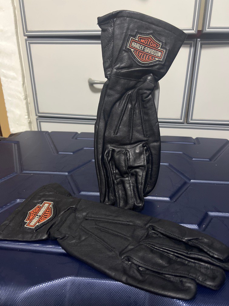 Harley Davidson Glove, Motorcycles, Motorcycle Apparel on Carousell