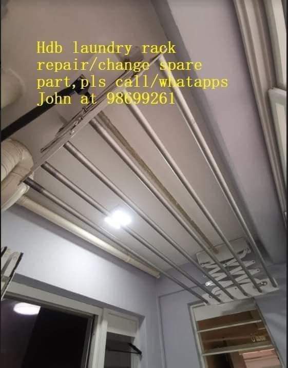 Hdb ceiling laundry rack repair sale