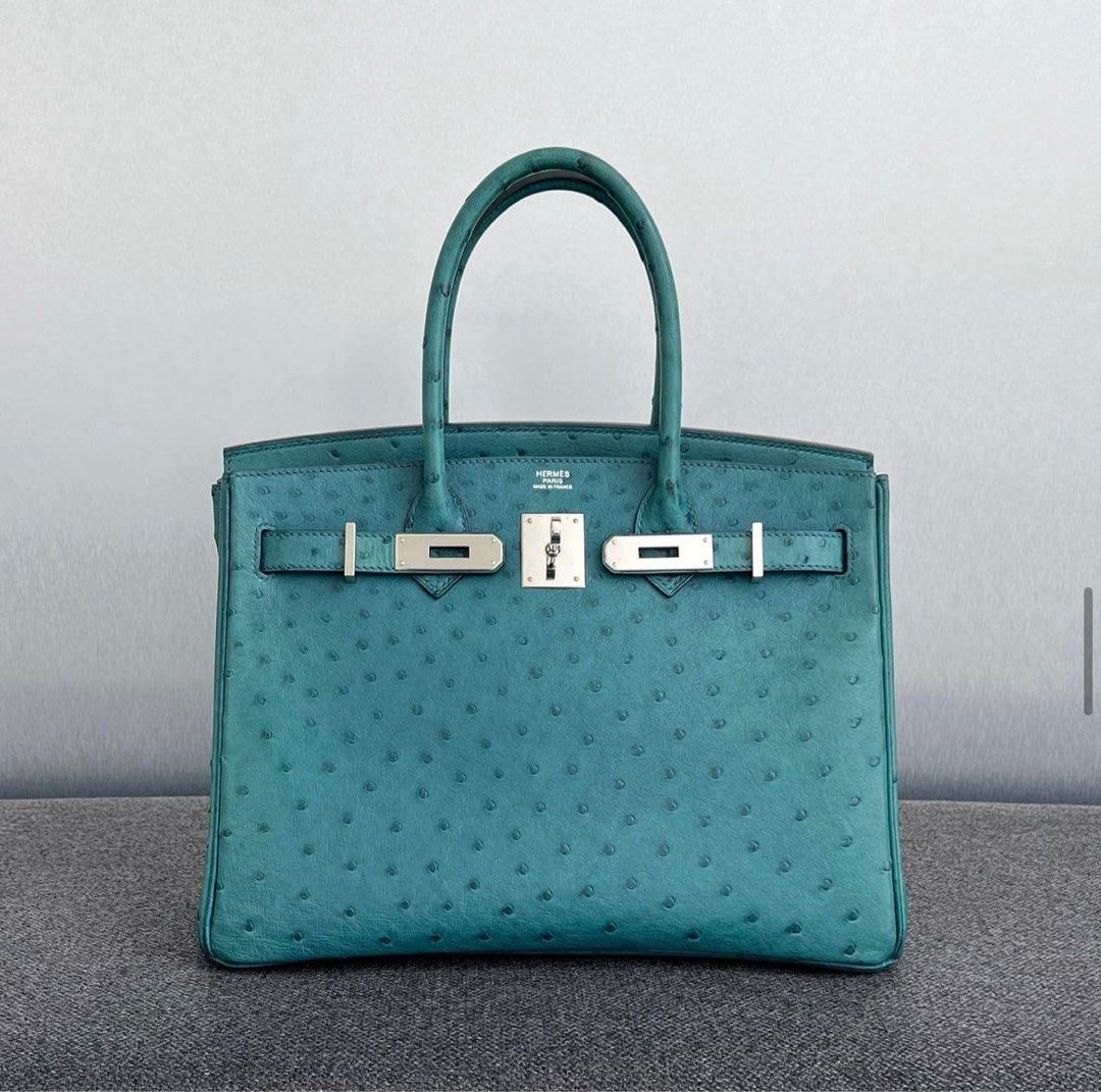 Hermes Birkin 35 Vert Anis PHW, Luxury, Bags & Wallets on Carousell