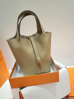 HERMES PICOTIN- EVELYN  -  24/24 - GARDEN PARTY - HERBAG Collection item 3