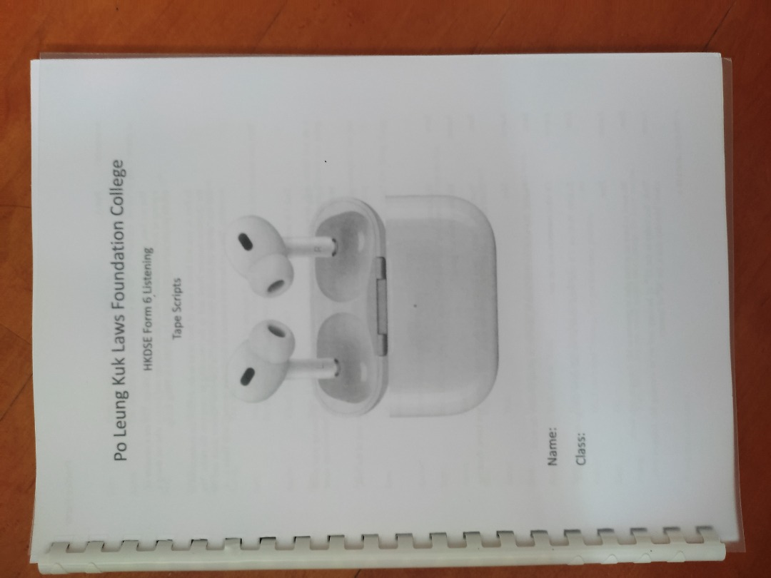 HKDSE English Paper 3 Listening Tape Script 2012 2021 
