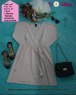 H&M Dress | Cream Beige Dress