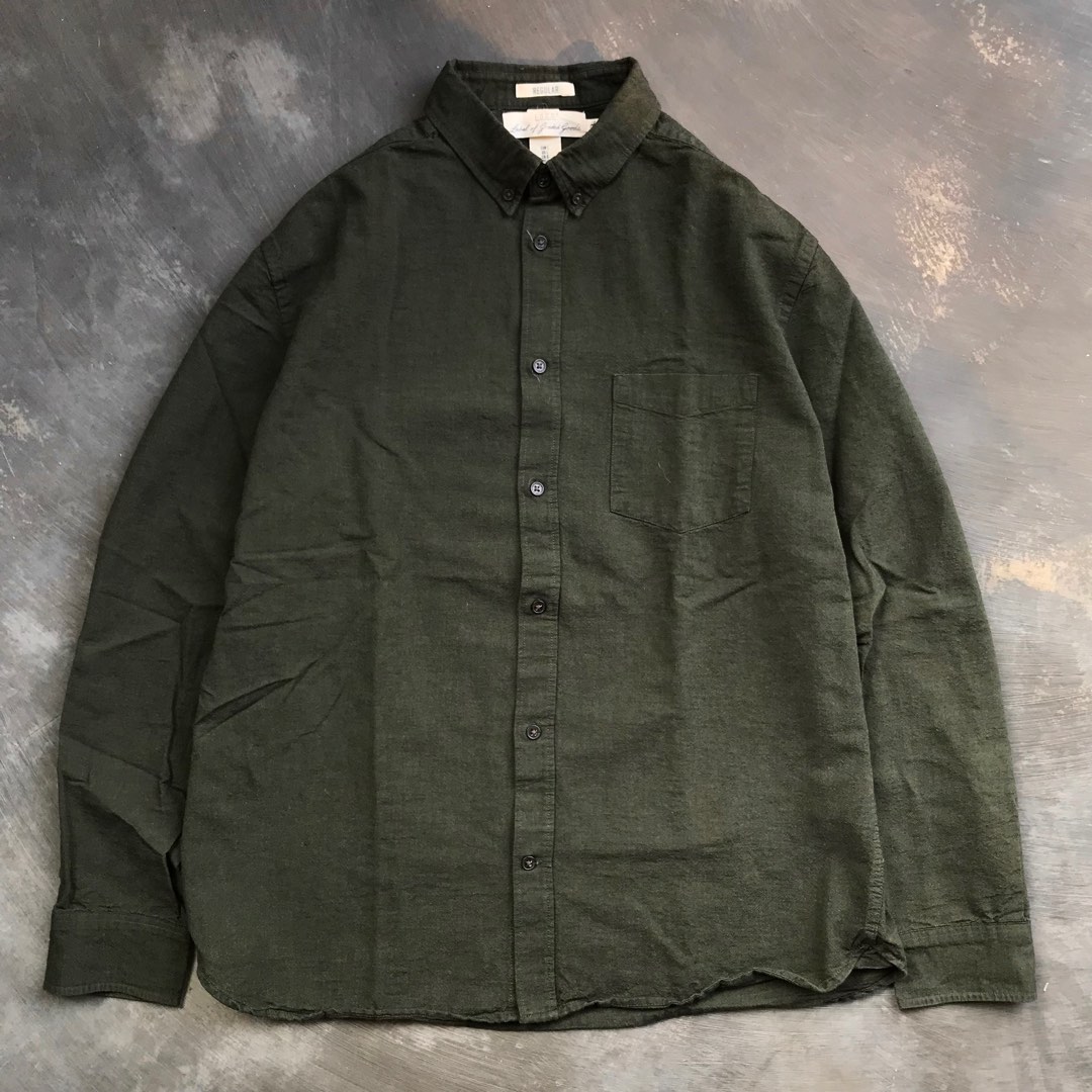 HnM Outer Forest Green (cocok dipakai outer) on Carousell