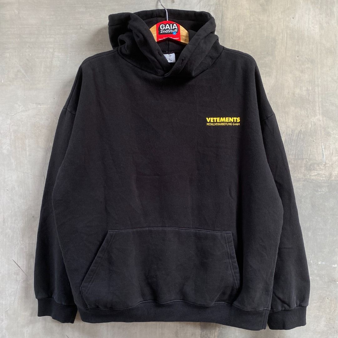 Hoodie Vetements Ori Fesyen Pria Pakaian Baju Luaran di Carousell