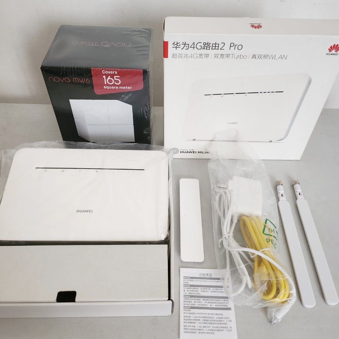 Huawei 4G Sim Router & Nova Mesh Wifi [Bundle], Mobile Phones & Gadgets ...