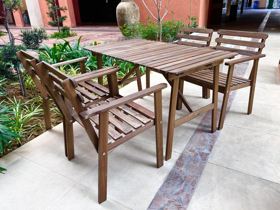 Ikea garden table set deals