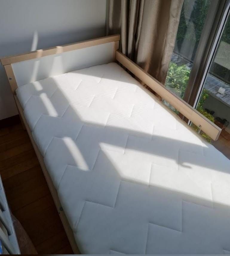Ikea Junior Bed Frame with Mattress, Furniture & Home Living, Furniture