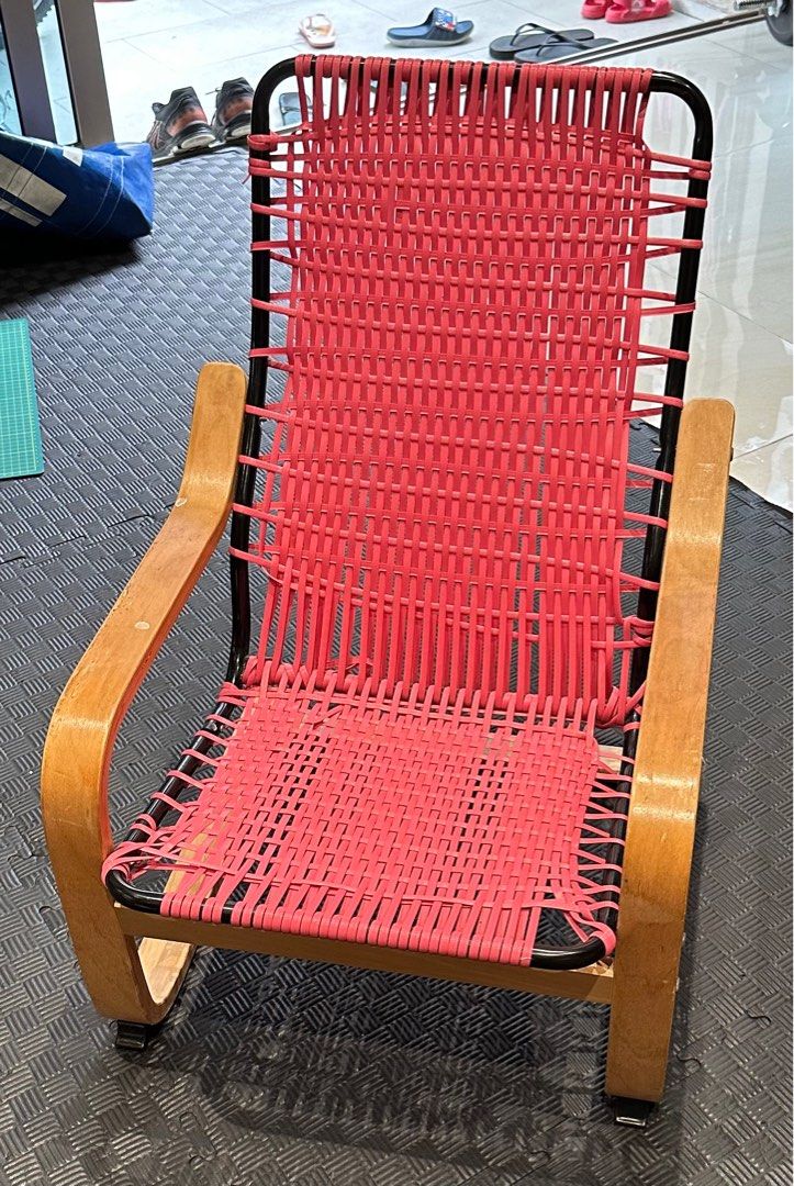 IKEA POANG kids chair (repurposed), Furniture & Home Living, Furniture