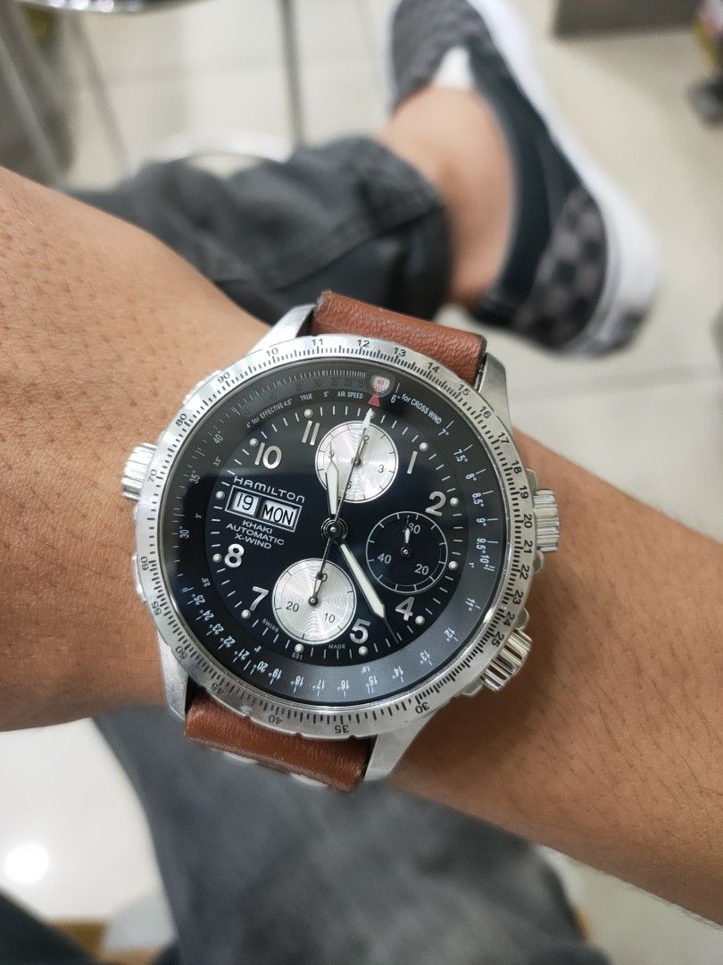 Jam tangan hamilton khaki automatic sale