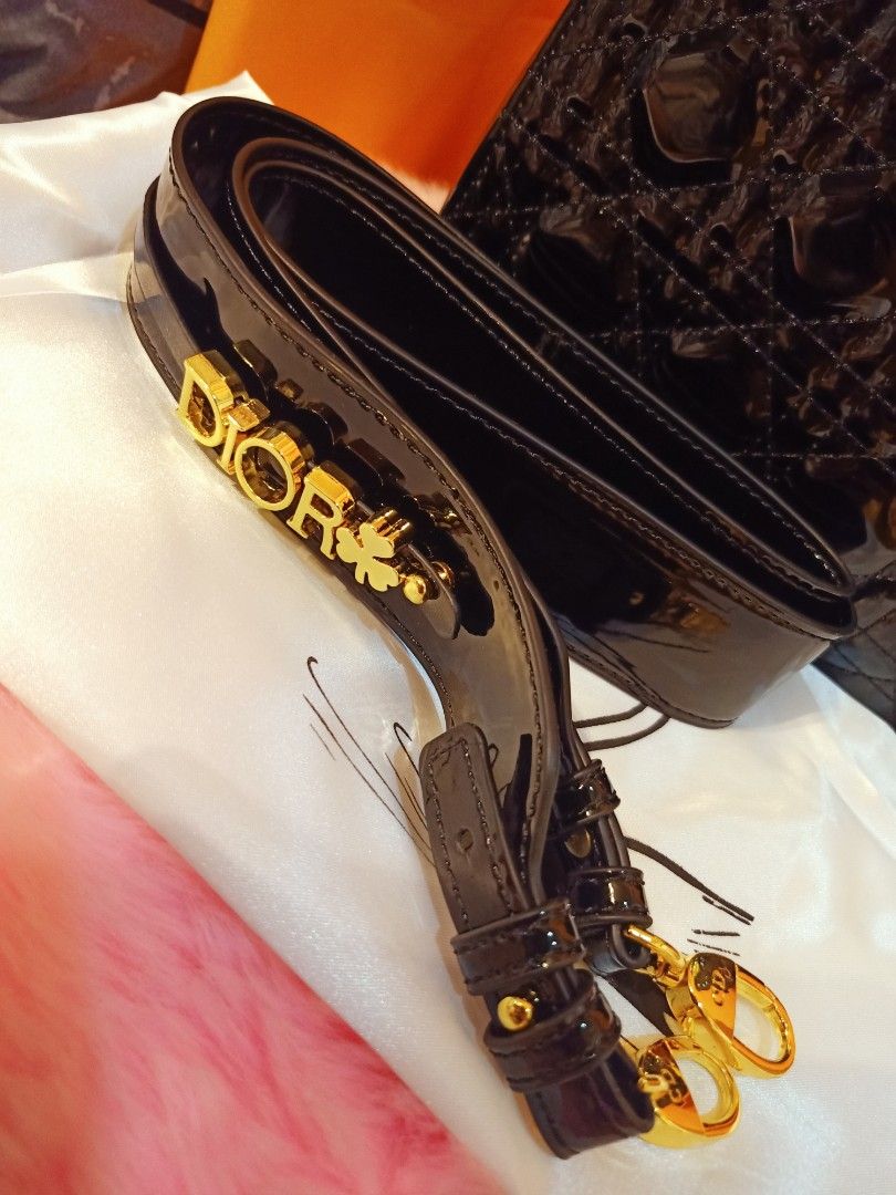 Japan Preloved Lady Dior (Category: Luxury Bags & Wallets) located in Cebu City. Submitted by day.98 (Listing ID 1234042288, Image 3). Description: selected from japan surplus patent leather meduim size coded no flaws.