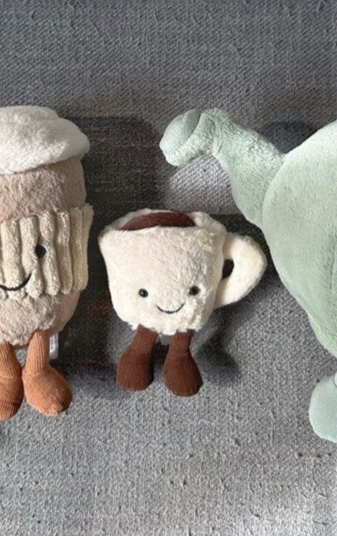 Jellycat coffee BNWT, Hobbies & Toys, Toys & Games on Carousell