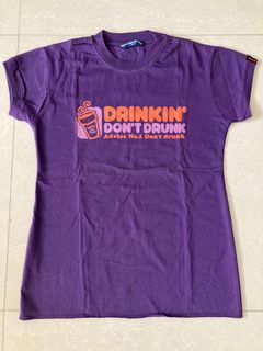 Kaos Dagadu warna ungu size L cewek