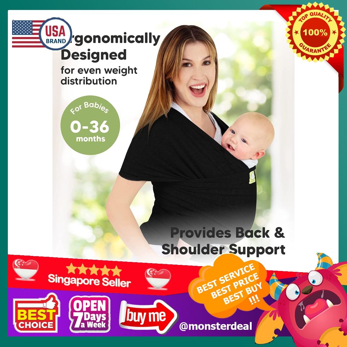 Trendy baby shop carrier