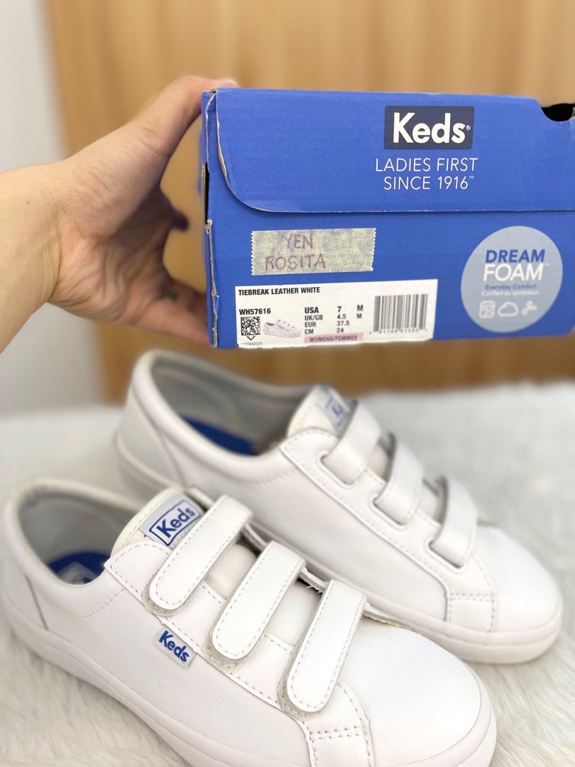 Keds tiebreak leather white new arrivals