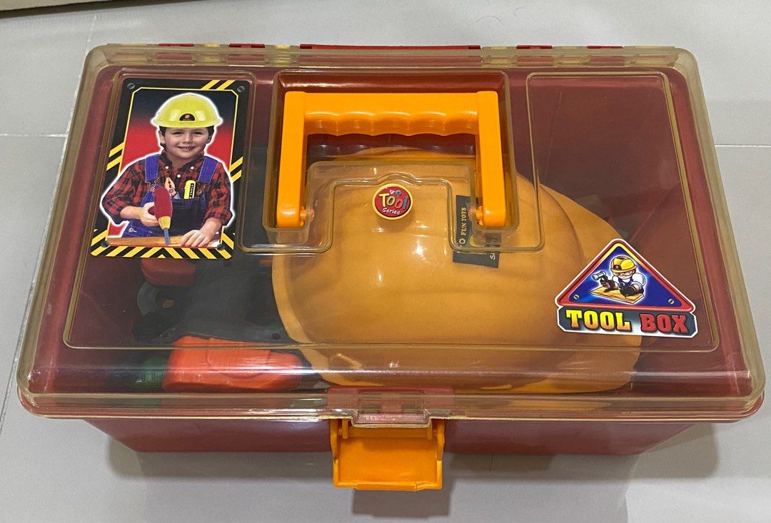Kids tool set w tool box, Hobbies & Toys, Toys & Games on Carousell