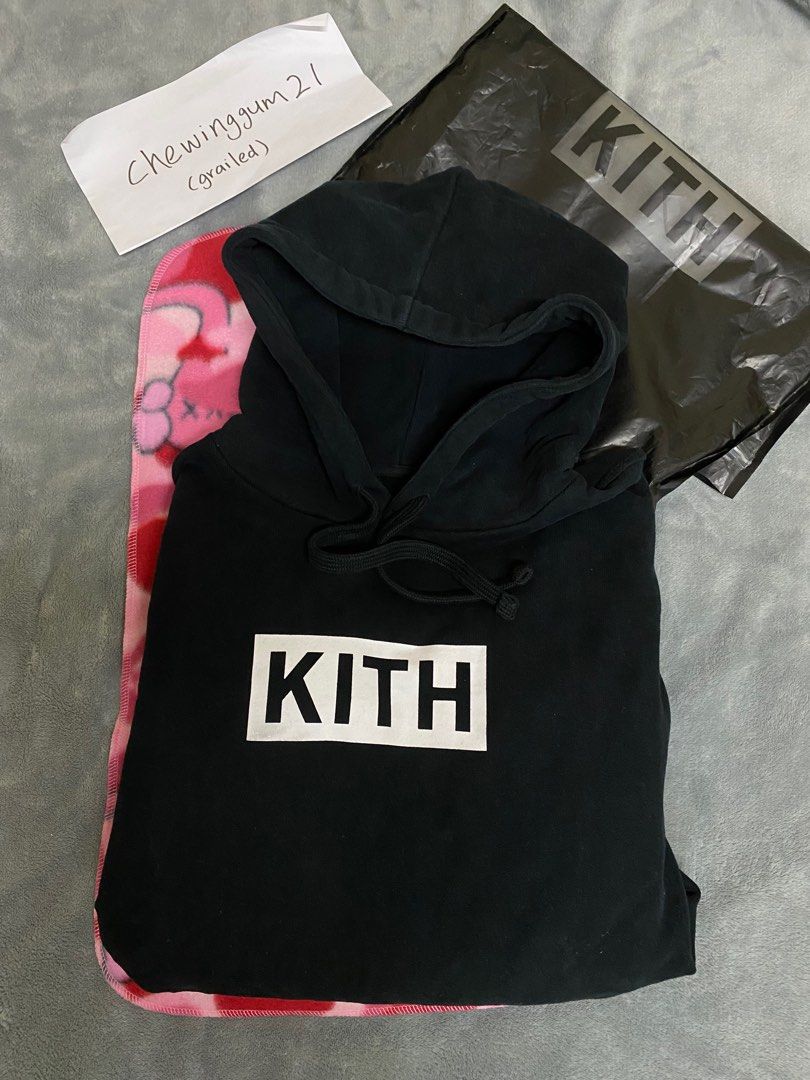 KITH Box Logo Hoodie Black L - ファッション