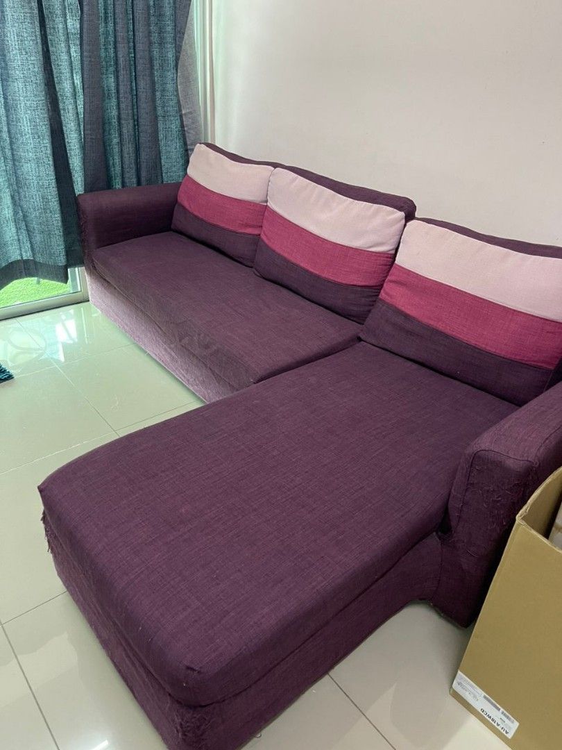 L Shape SOFA BED, Furniture & Home Living, Furniture, Sofas on Carousell