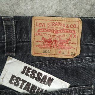 Levi's 501 Straight Leg Denim Jeans