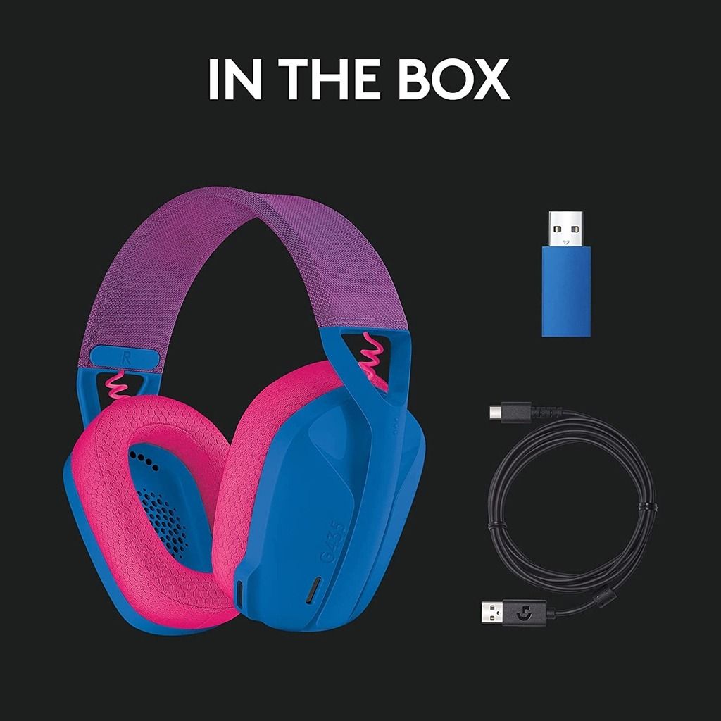 Logitech G435 Lightspeed and Bluetooth Wireless Gaming Headset