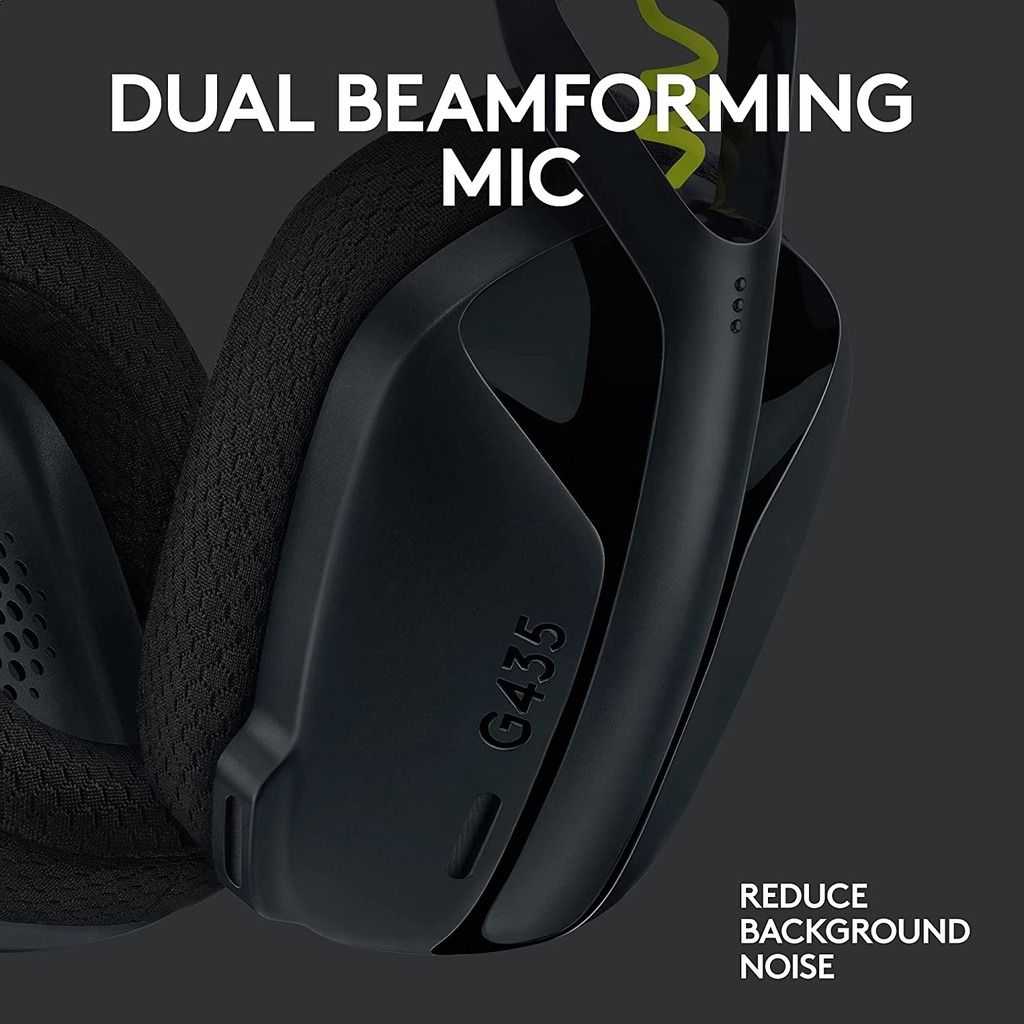 Logitech G435 Lightspeed and Bluetooth Wireless Gaming Headset442186421523589123