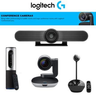 LOGITECH VIDEO CONFERENCING Solutions, Systems, Equipment & Accessories - ConferenceCams, Video Meeting Room Solutions, Speakerphones, PTZ Cameras, 4K HD Features (Choose your preferred model, type and set)