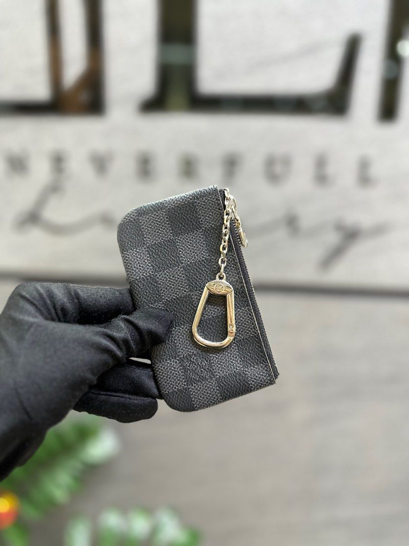 Louis Vuitton Cles/Coin Pouch/Key Pouch Damier Graphite