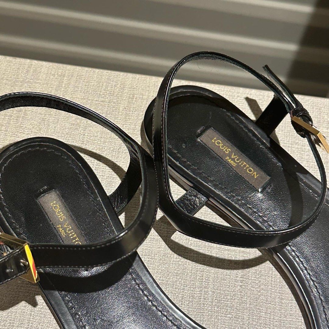 Louis vuitton studded sandals best sale