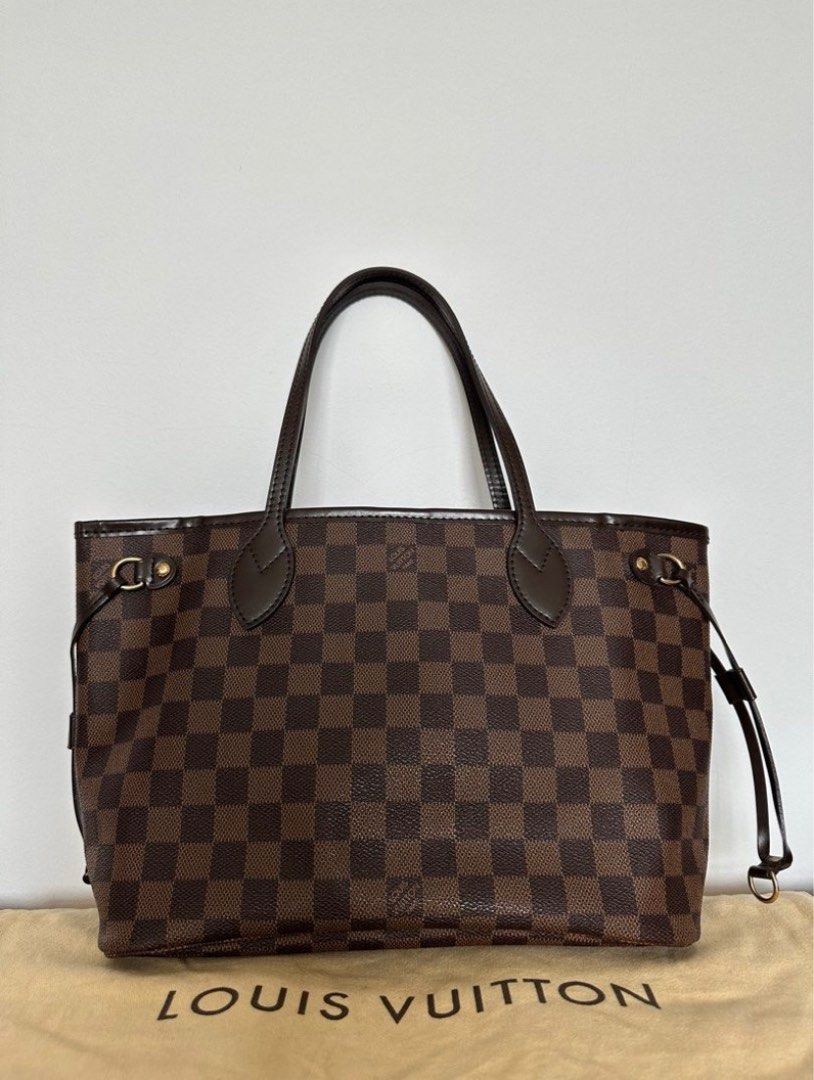 LOUIS VUITTON NEVERFULL MM Damier Ebene Tote bag No.1350