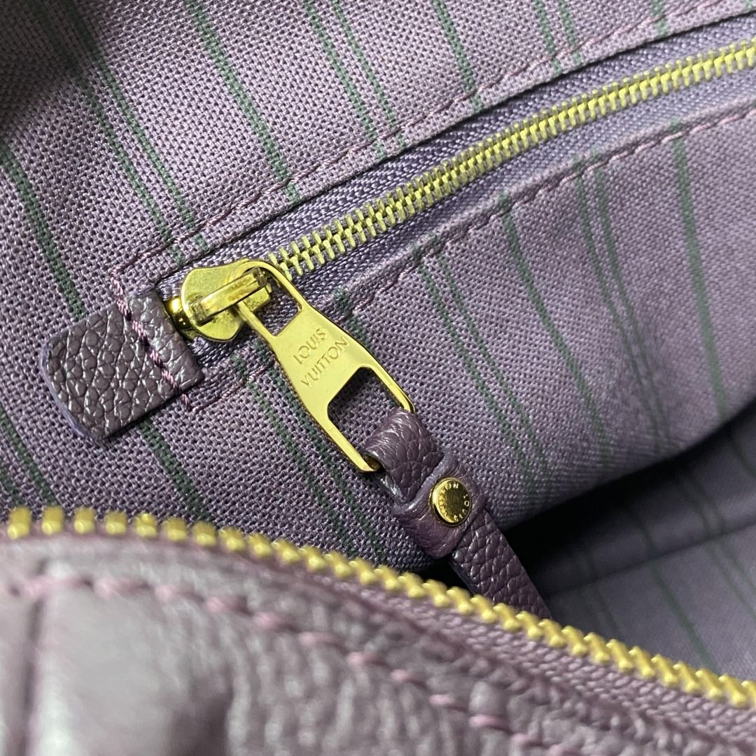 What Goes Around Comes Around Louis Vuitton Purple Empreinte Speedy  Bandouliere