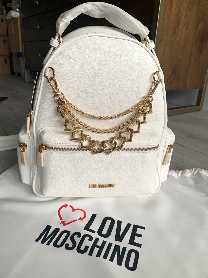 Love moschino heart backpack sales