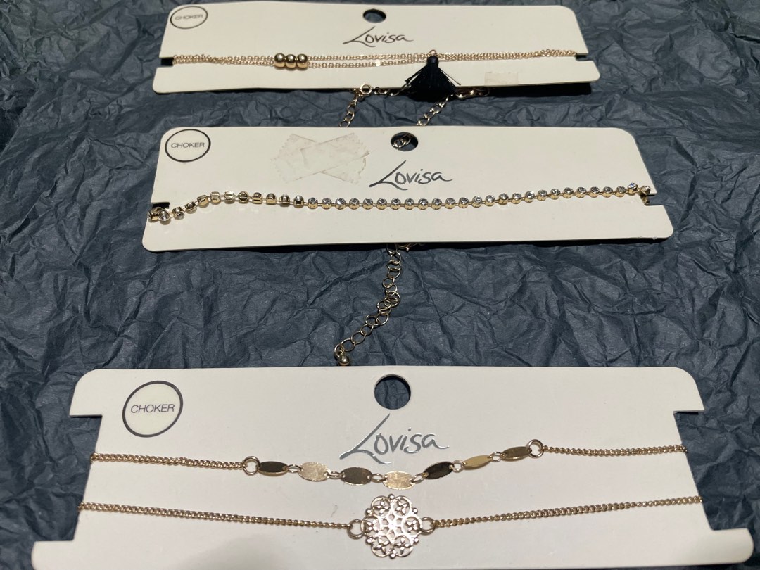 Lovisa Necklaces All 3 For RM30, Women's Fashion, Jewelry & Organisers ...