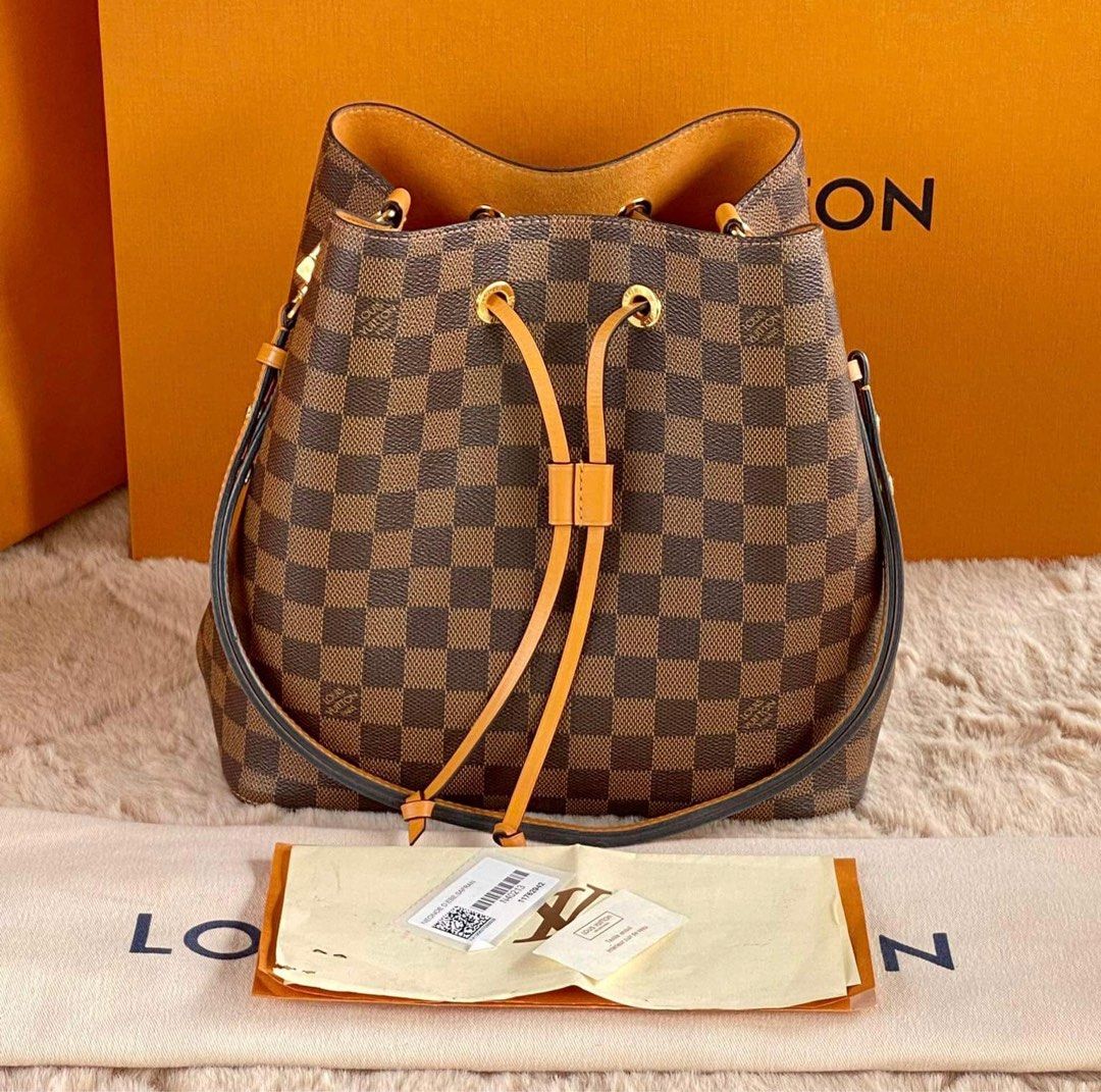 Authentic LV Neonoe Damier Ebene, Luxury, Bags & Wallets on Carousell