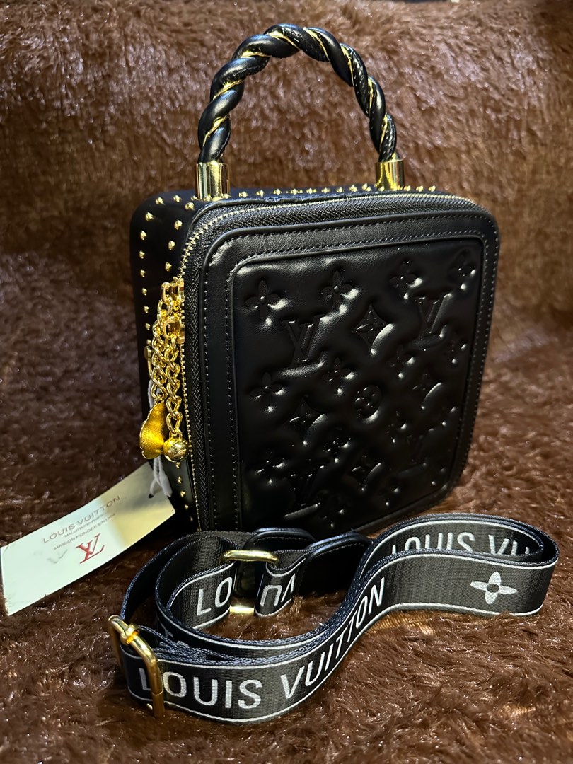 Lv black square bag sale
