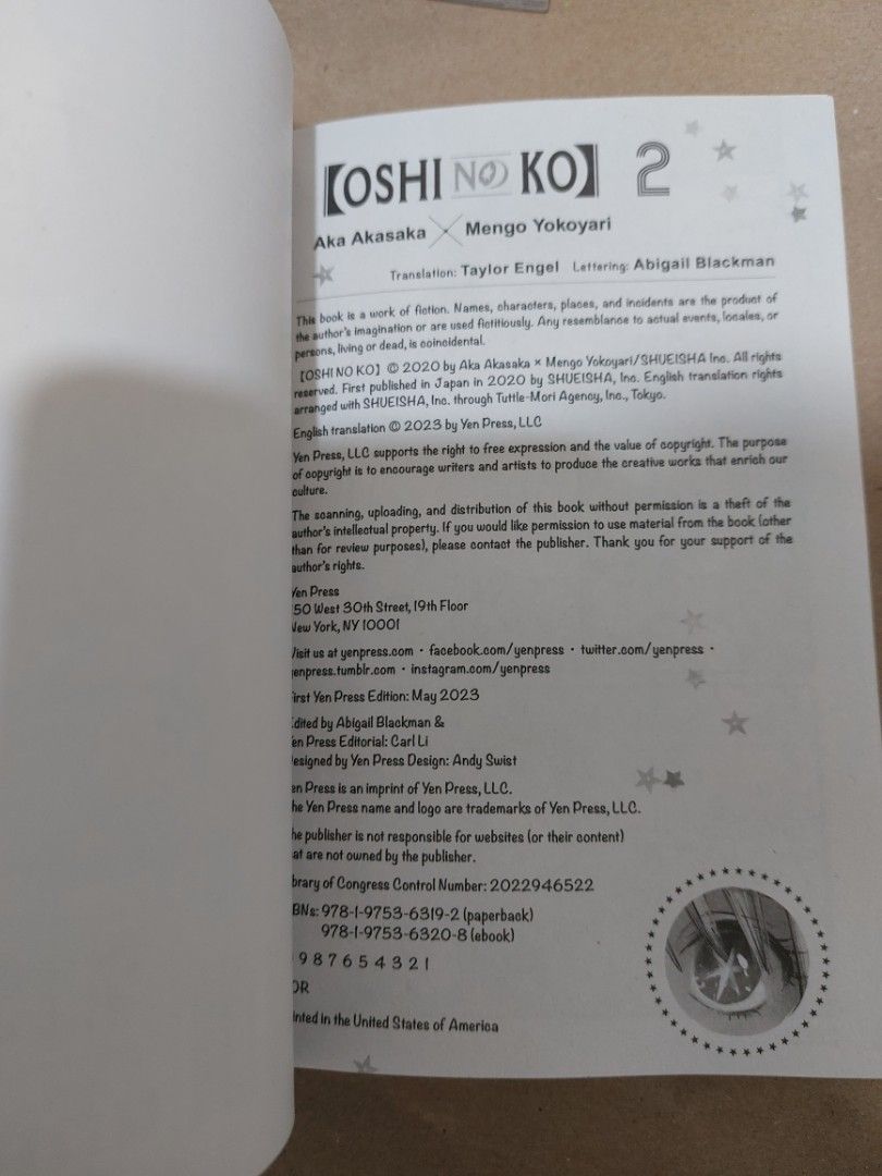 Oshi No Ko], Vol. 4 by Aka Akasaka; Mengo Yokoyari; Taylor Engel
