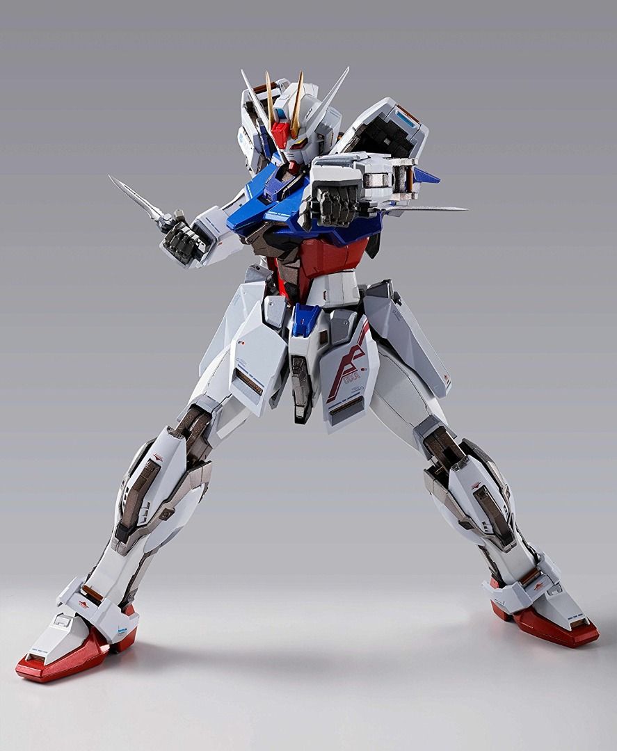 Metal Build Aile Strike Gundam (Category: Gundam Model Kits) located in Singapore. Submitted by collectiblesclearancecorner (Listing ID 1234034289, Image 3). Description: [CLEARANCE] Metal Build Aile Strike Gundam Take additional 5% off with 2nd item. Take additional 10% off with 3rd item. All collectibles are New and Authentic. Home Delivery / Self Collection To Note:- 1)Box/packing condition may have scuffs, bumps, stress lines etc. 2)No exchan