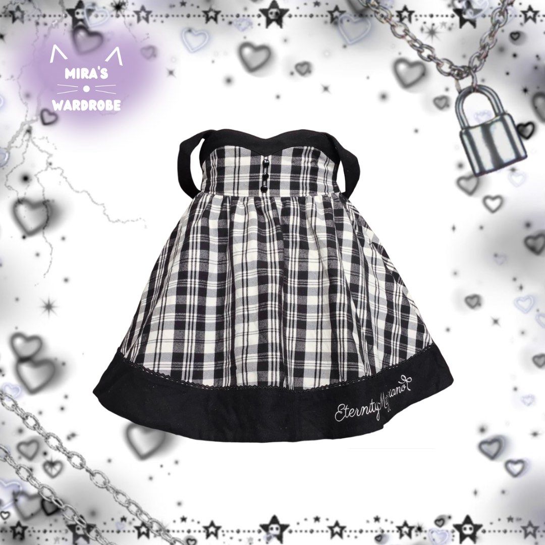 Mezzo piano candy girls (Category: Skirts) located in Paranaque City. Submitted by Miraa (Listing ID 1233943554, Image 2). Description: Mezzo piano candy girls checkered Button front detail jumper skirt No flaws Wool fabric Scroll for more pictures.
