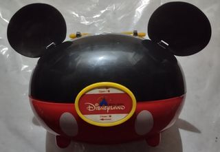 Mickey Mouse container and various Mini Mouse
