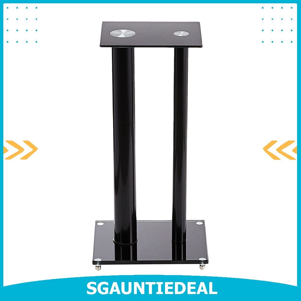 Monoprice glass floor speaker deals stands