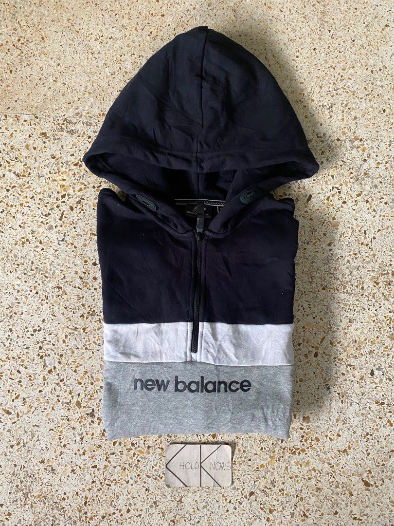 New Balance Tri color Hoodie Men s Fashion Tops Sets Hoodies