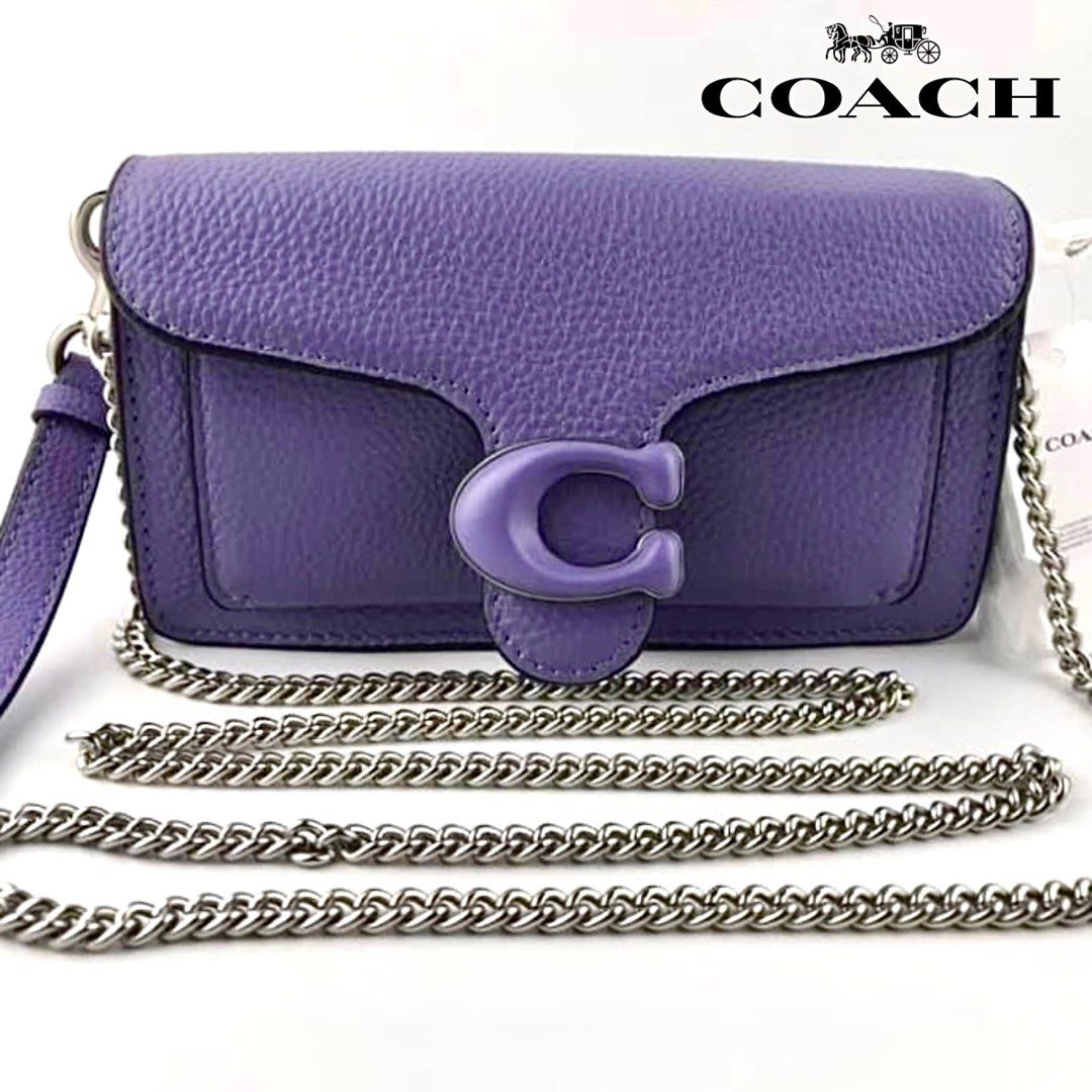 Purple crossbody coach clearance purse